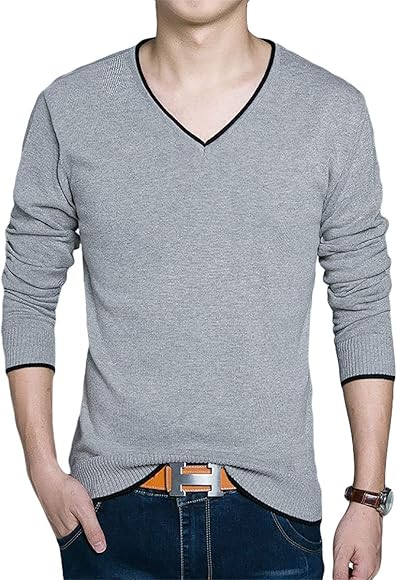 Amazon Flapkash フラップカッシュ スタンダード Vネック ニット