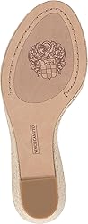 Vince Camuto Women's Felia Wedge Sandal, Bianco, 9