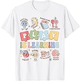 Teacher Groovy Play is Learning Back to School T-Shirt