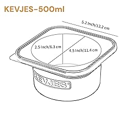 KEVJES Stackable Silicone Artisan Pizza Dough