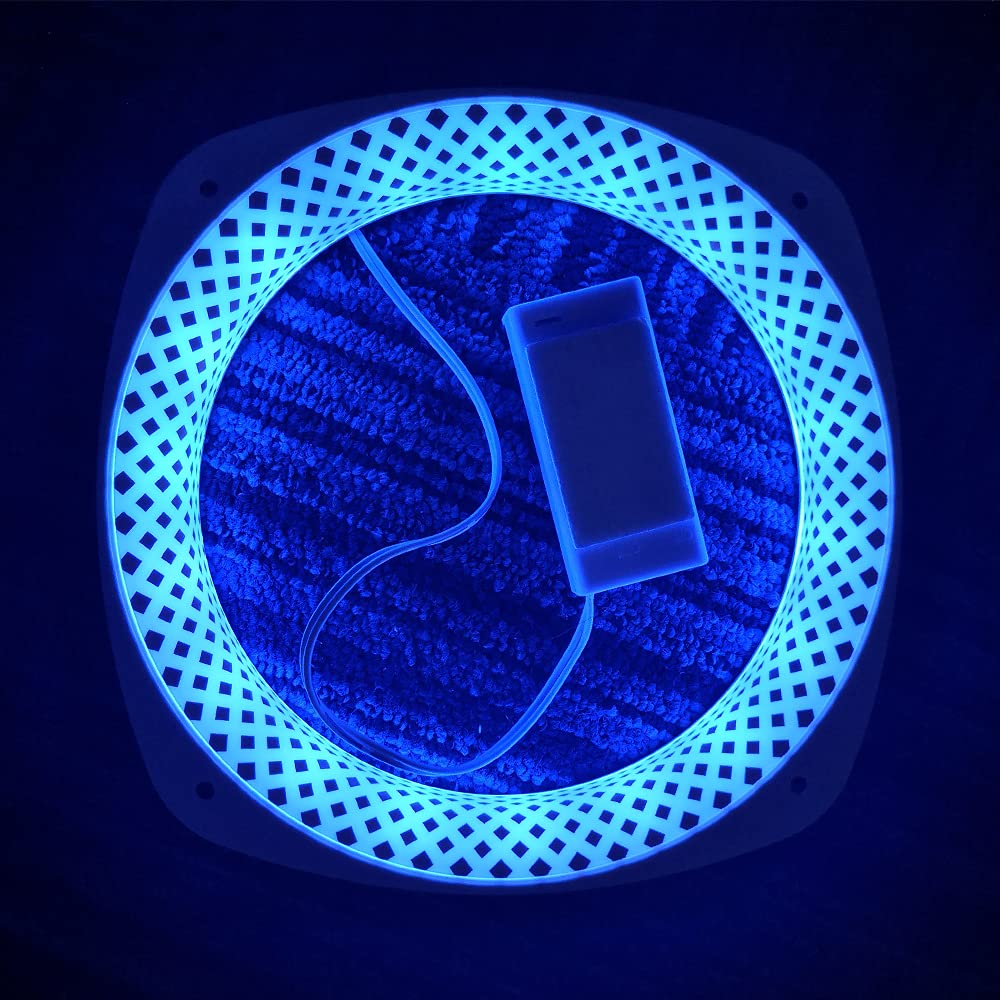 Blinngo Cornhole Lights, Waterproof Cornhole Light Played in Park，Durable Cornhole Lights for Hole with in Molding Label Design,Soft and Bright Light, 2set (Blue A)