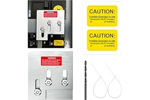 HUBRV Generator Interlock Kit Compatible with Square D QO and Homeline 150 or 200 Amp Panels, Generator Horizontal Electrical Interlock Kit, 1 3/8 Inches Inches Spacing Between Main and GEN Breaker