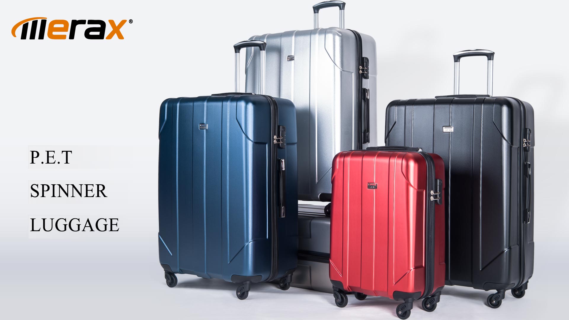 Merax Piece Luggage Set Eco-friendly Light Weight Spinner