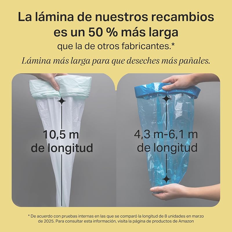 Cartuchos de recambio para contenedor de pañales Twist &