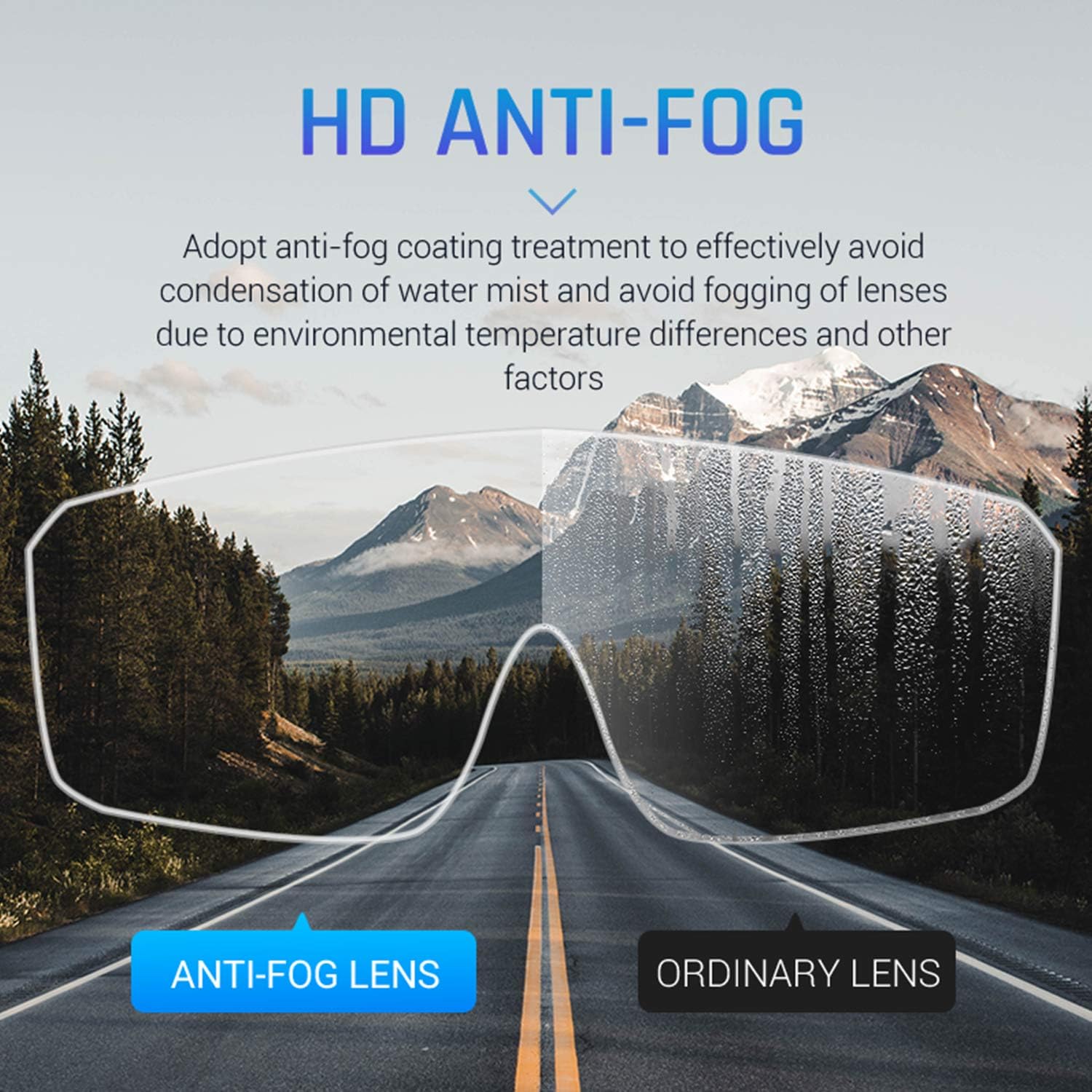 Safety glasses Industrial Goggles with Anti-fog Lens, Clear Safety glasses with Anti-Scratch UV400 protection Lens Goggles Eyeglasses - - 