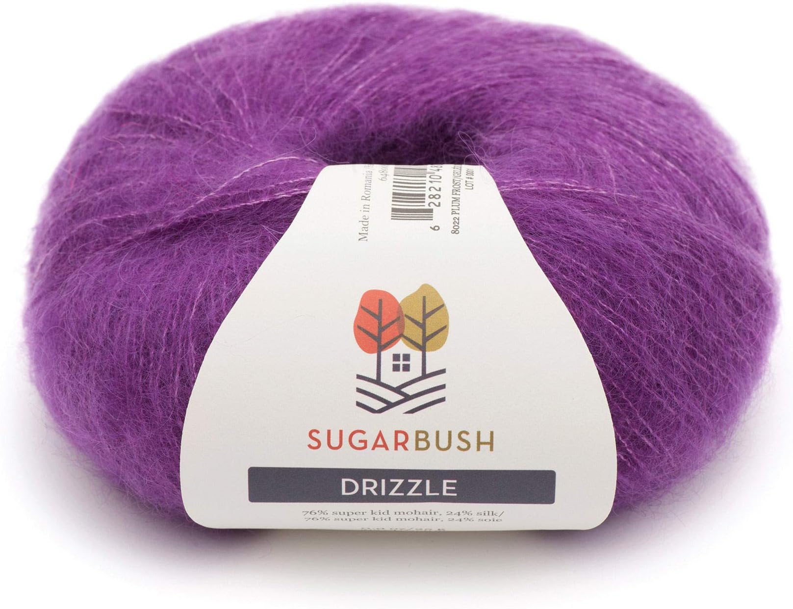 Sugar Bush Yarn Drizzle Fine Weight, Plum Frost