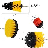 QTACIE Drill Brush Set 4Pcs Power Scrubber Attachments for All Surfaces view 3