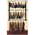 Boottique Deluxe 12-Pair Hanging Boot Caddy, Double Decker, Includes 12 Boot Hangers, Metal