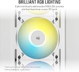 Corsair iCUE AF140 RGB Elite 14cm PWM Case Fans x2 8 ARGB LEDs FDM Bearing view 4