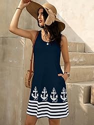 LUXVEER Women's Summer Dress 2025 Sleeveless