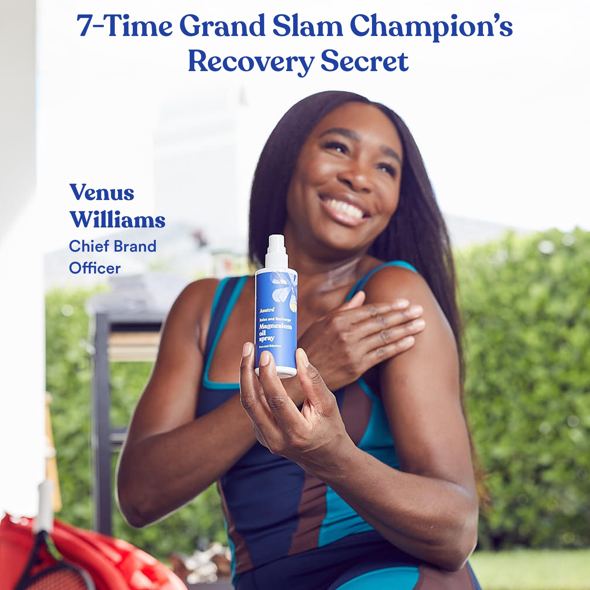 ASUTRA Magnesium Oil Spray, 4 fl oz - Magnesium Spray for Leg Cramps, Pain Relief Derived from Zechstein Seabed