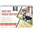 Mold Testing Kit for Home Air Quality - Test 10 Room, DIY Home Mold Detector Kit, Home Air & Surface, HVAC Indoor Quick Mold Testing Kit for Home, Identification & Remove Guide Included