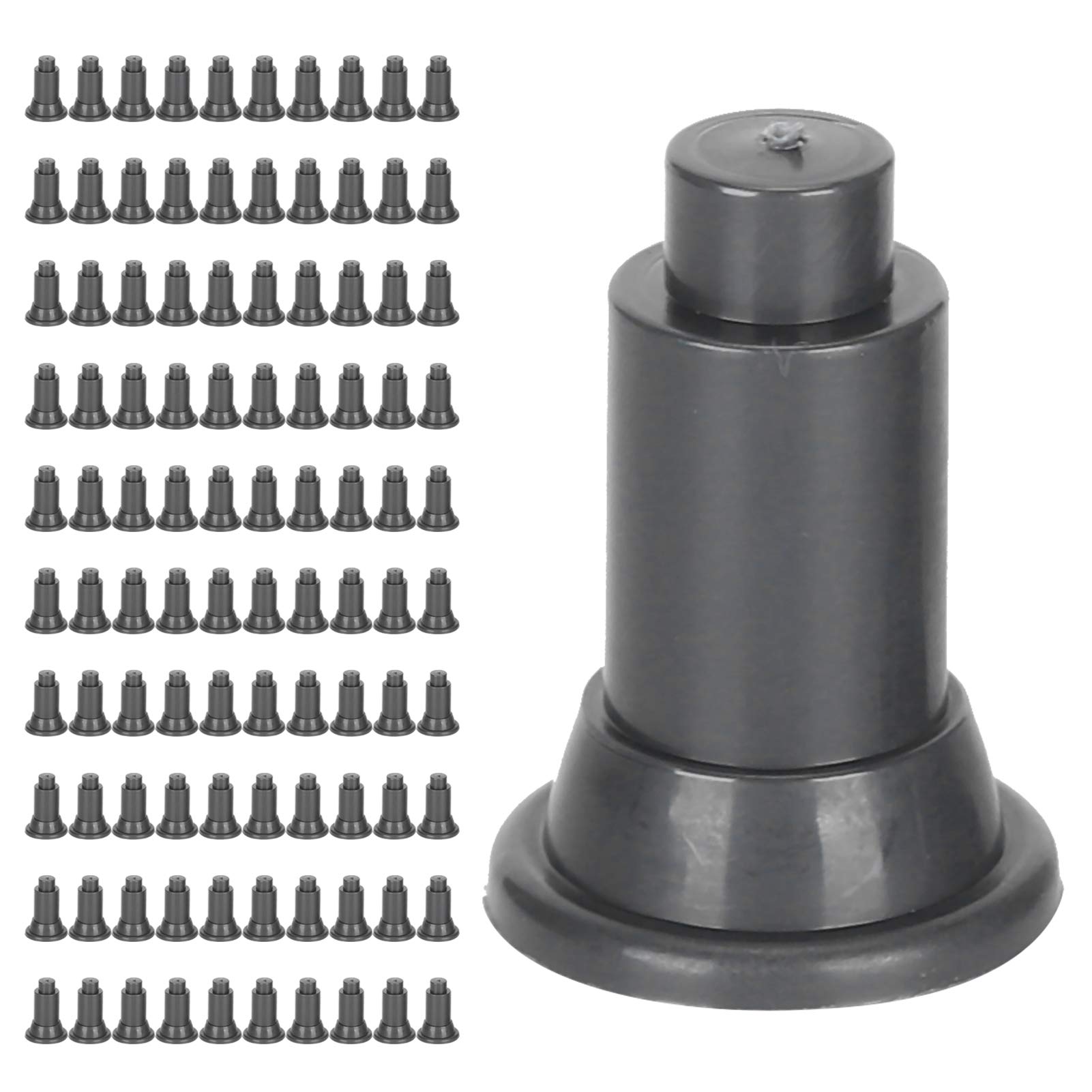 100 Pcs Fish Tank Isolation Board Supporty Feet Isolation Board Supporty Feet Support Feet for Aquarium Divider(black)