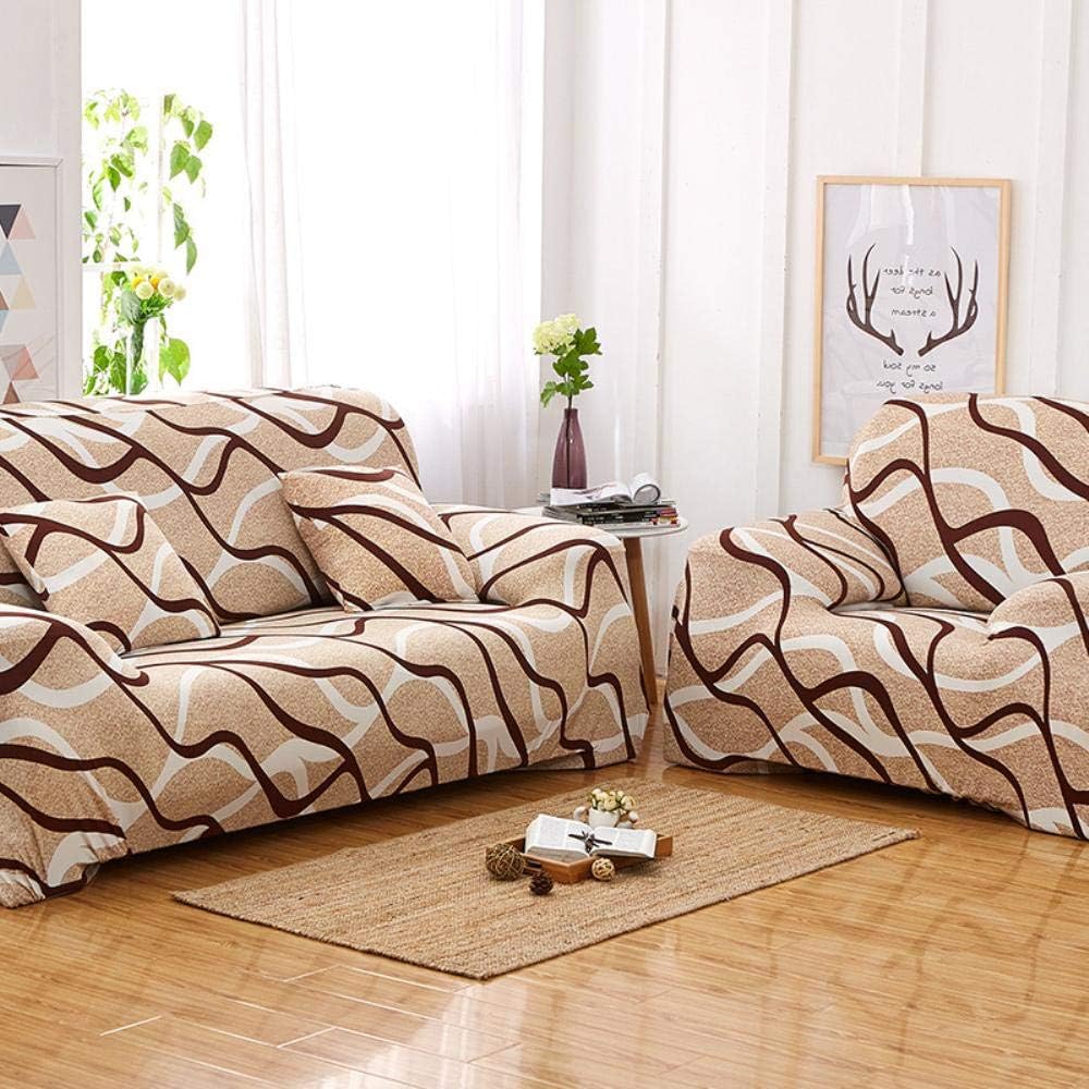 ZSLSY Funda De Sofá, Funda De Sofá De Esquina Elástica Antideslizante