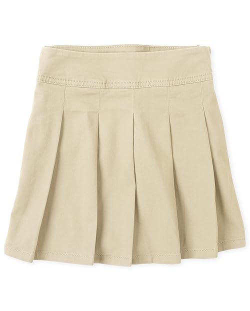 The Children's Place Girls Pleated Skort,Sandy Single,16