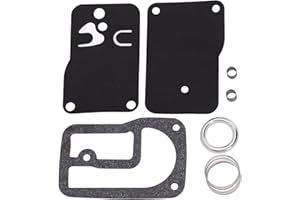 EVGATSAUTO Fuel Pump Repair Kit, 7pcs, 393397 Gasket Replacement, Twin Carburetor 16 18 Engine, Gasoline, Automatic, Car, Rep