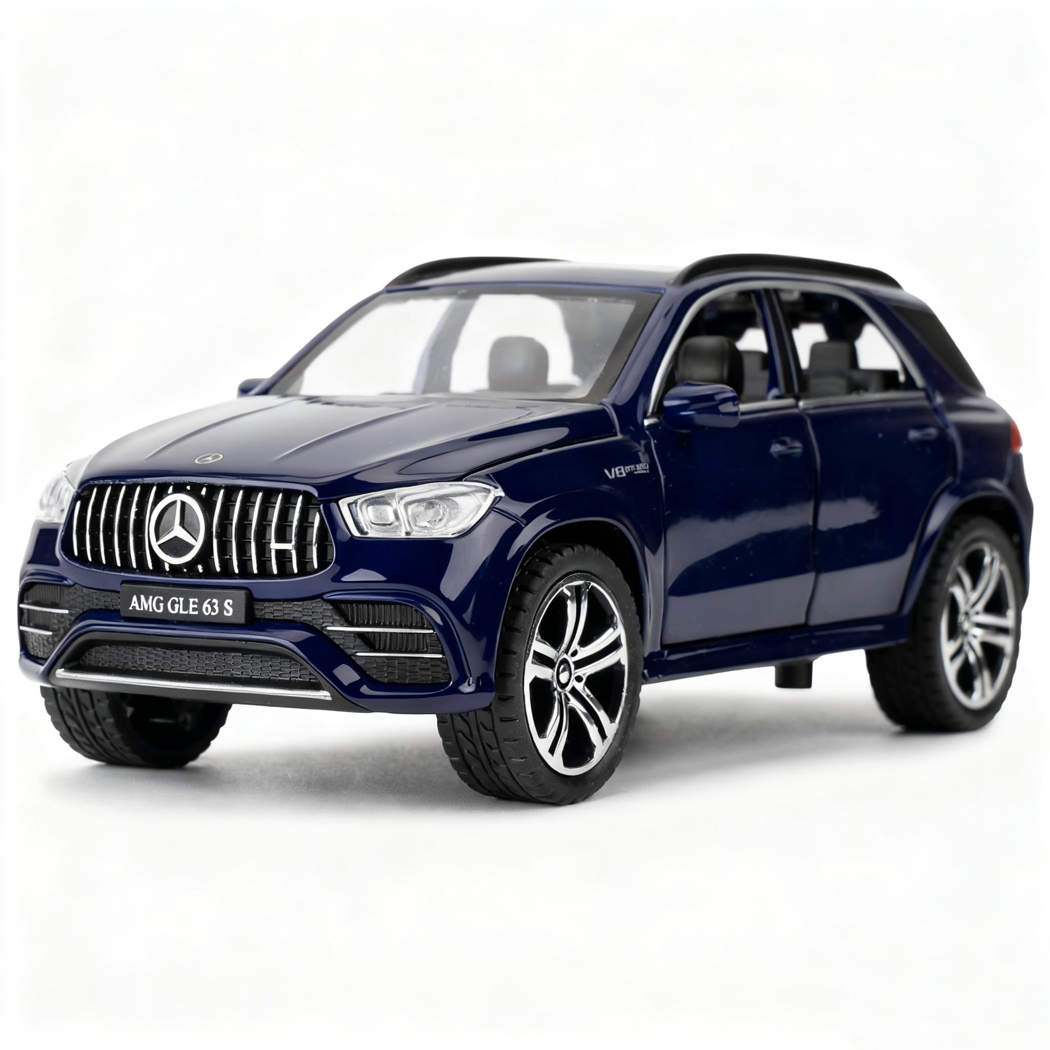 TGRCM-CZ 1:32 Scale Compatible with Benz AMG GLE 63S SUV Toy Car,Alloy Diecast Pull Back Car Model with Light and Sound Toy Vehicles for Kids Boys Girls Gift (Blue) — image 1