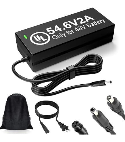 Amazon.com: eeTao 54.6V 3 Prong Replacement Power Adapter