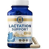 Vykee Nutrition Lactation Support 1,300 mg - Herbal Milk Production Supplement for Nursing and Postpartum Wellness - Supports Immunity and Daily Balance - 180 Vegan Capsules