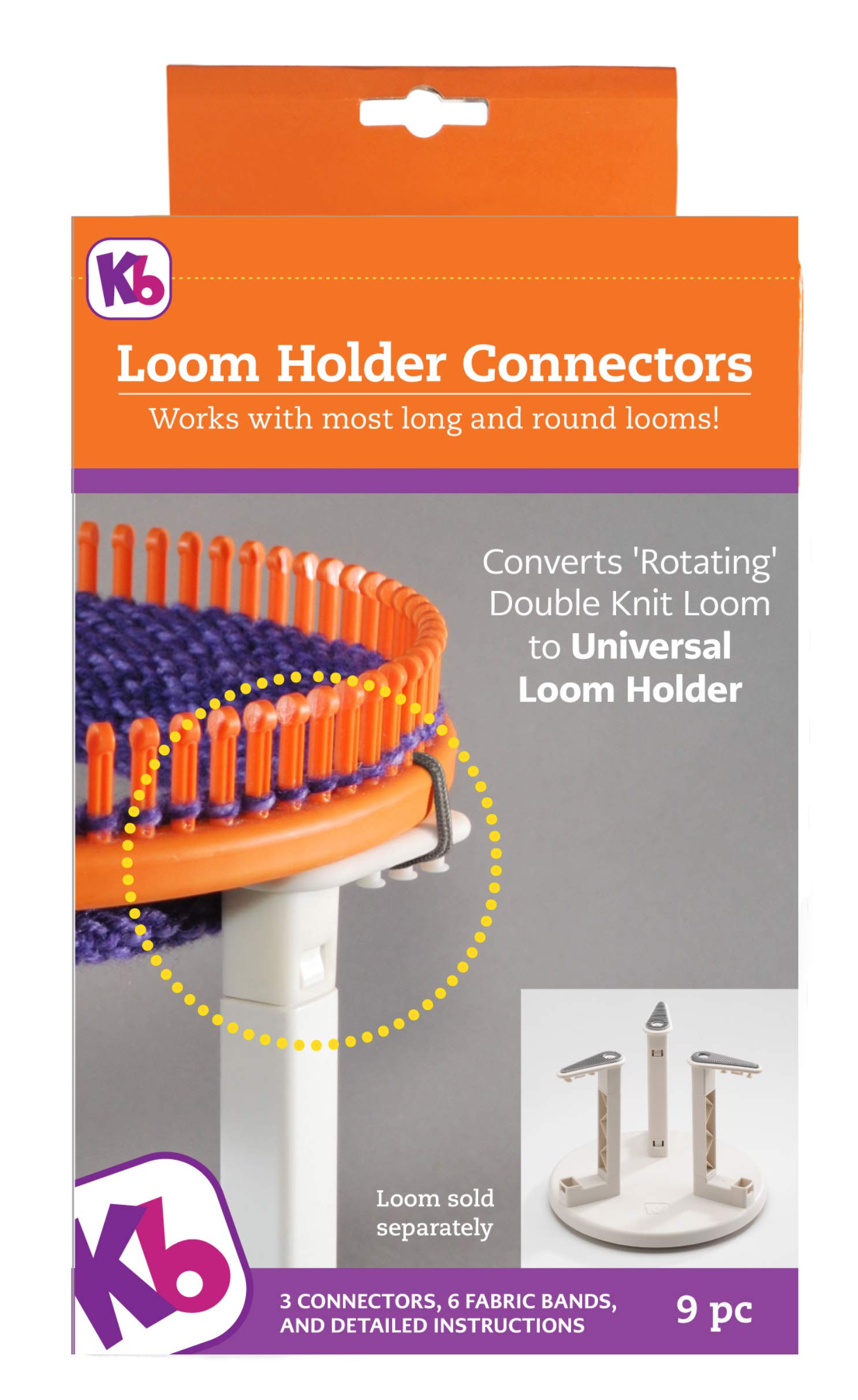 Authentic Knitting Board Loom Holder Connectors, KB9120
