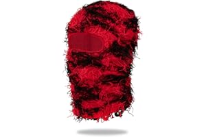 MGBPEI Distressed Balaclava Ski Mask for Men/Women Knitted Full Face Ski Mask Windproof Neck Warmer