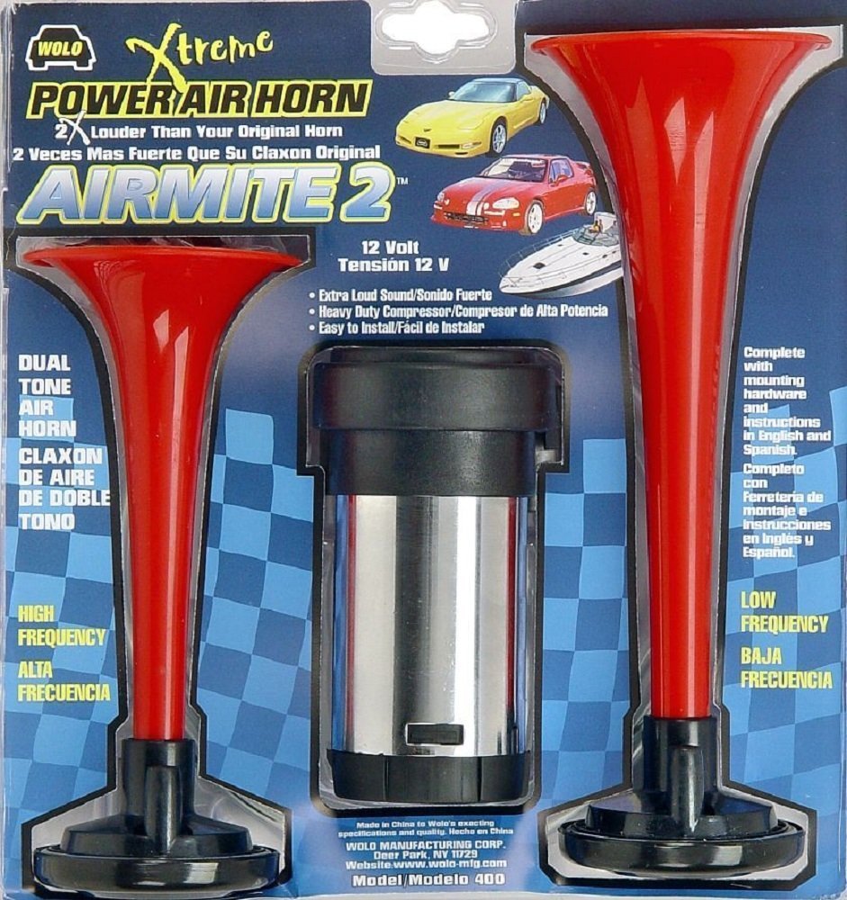 Wolo (400) Airmite 2 Power Air Horn - 12 Volt, Low