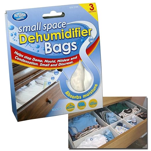 ONE INTERIOR DEHUMIDIFIER BAGS MOISTURE ABSORBER DAMP MOULD CLOTHES
