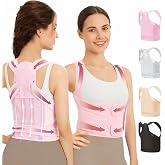 Posture Corrector for Women &amp; Men, Adjustable Full Back Brace Support | Breathable Shoulder Straightener, Spine Support for Upper &amp; Lower Back, Scoliosis &amp; Hunchback Correction, Back Pain Relief