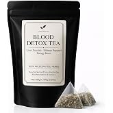 Blood Detox Tea Jamaica - Wildcrafted Herbs Blend with Cinnamon, Oregano, Moringa, Guaco, Burdock Root, Hand Picked and Sun-Dried in the Blue Mountains of Jamaica, Caffeine-Free, Vegan, 20 Tea Bags