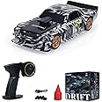 Mini Storms SlideStorm RC Drift Car, 1/43 Scale, Electric, Black