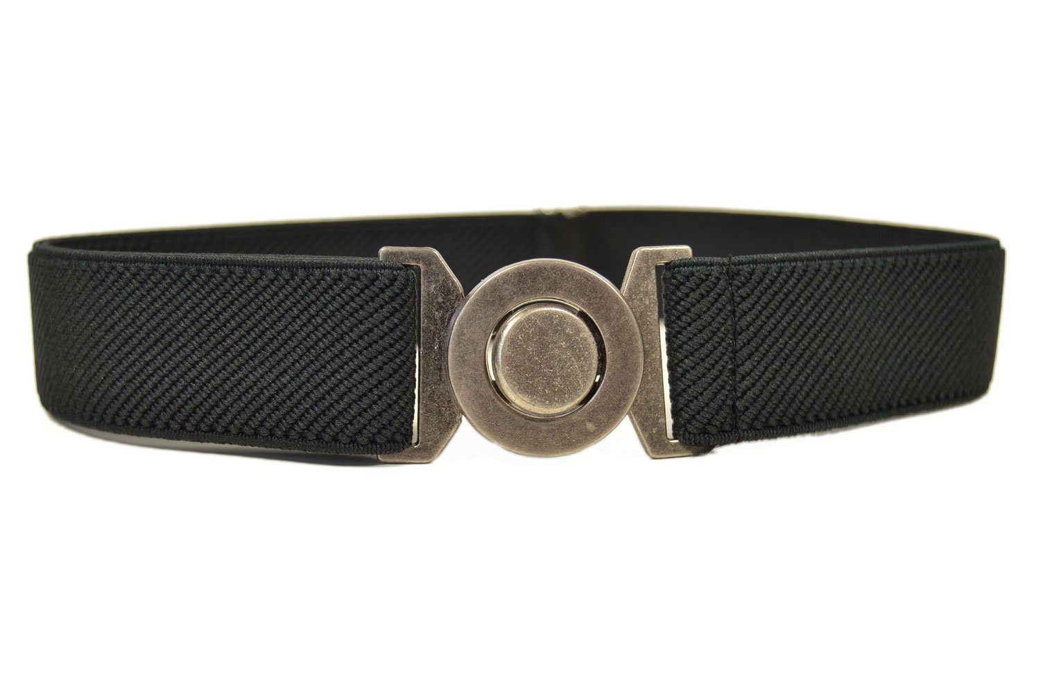 Olata Adjustable Children’s Belt with Round Clip Buckle (1-6 Years). Black