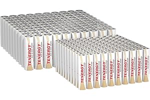 Tenergy 100 Pack Alkaline AA Batteries and 100 Pack AAA Alkaline Batteries, AA and AAA Batteries for Household Electronics