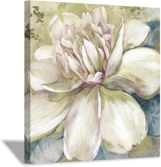 Amazon.com: Abstract Flower Canvas Wall Art: Floral Graphic Artwork
