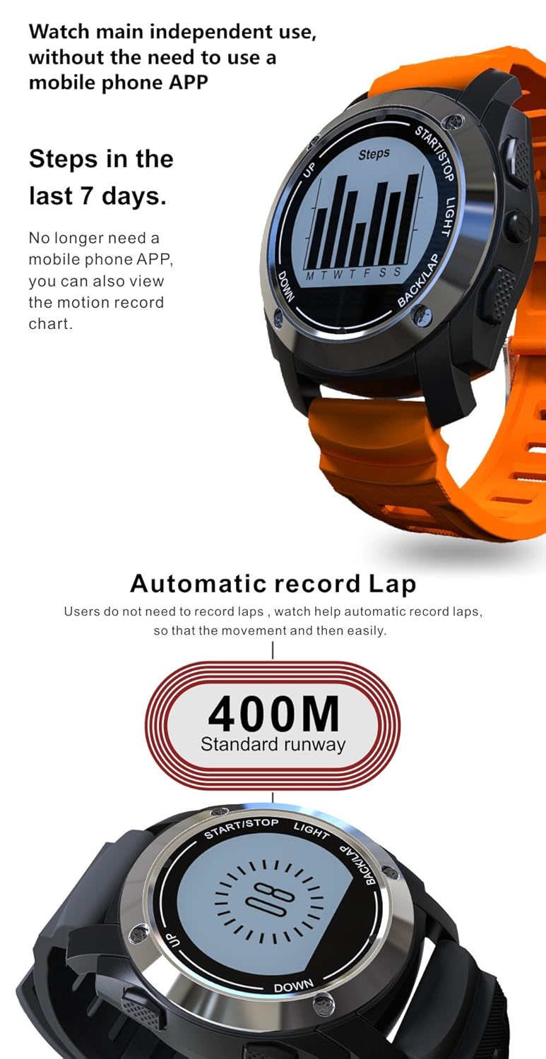 Amazon.com: S928 GPS Outdoor Sports Smart Watch IP66 Life ...