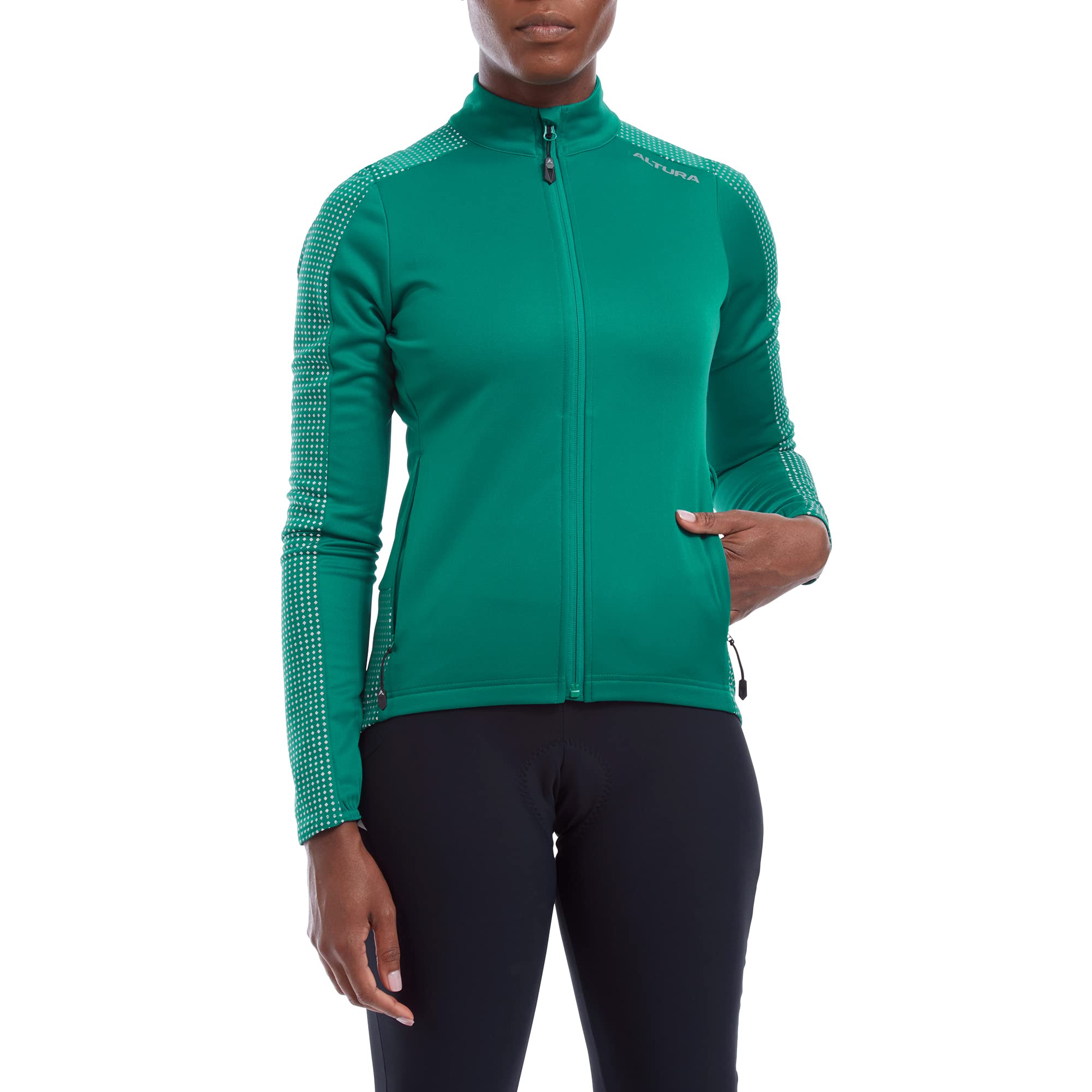 Altura Nightvision Thermal Women’s Cycling Jersey – Green – Size 10