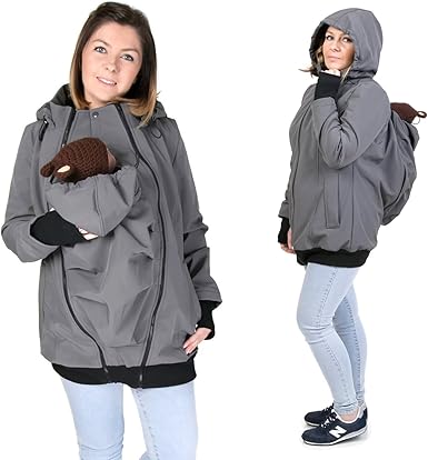 softshell babywearing jacket