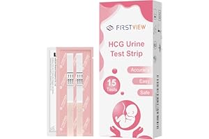 FIRSTVIEW Pregnancy Test Kit, 5-Minute Results, Discreet and Convenient for Home use. (15 Strips)