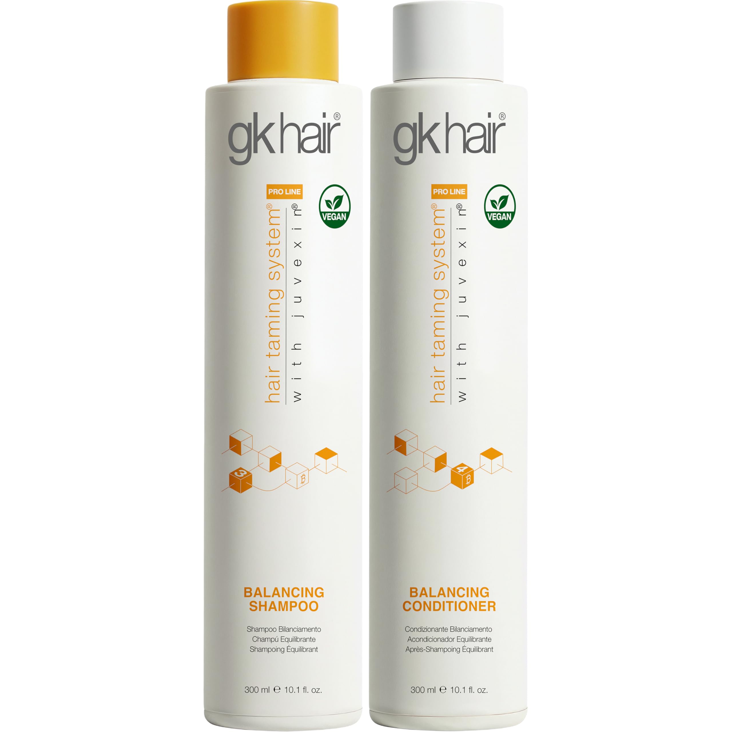 GK HAIR Balancing Shampoo and Conditioner Set for Oily Hair, Clarifying & Refreshing Formula with Gentle Fragrance, Sulfate-Free, 72-Hour Freshness, Ideal for daily use - 300ml