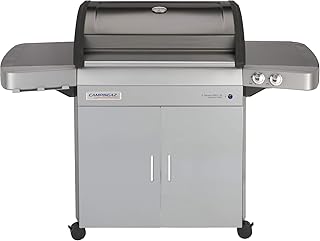 Campingaz Gasgrill 3 Series RBS LB mit Keramikbrennern, großer Grillwagen mit Deckel -Thermometer, InstaClean Reinigungssystem und Culinary Modular System