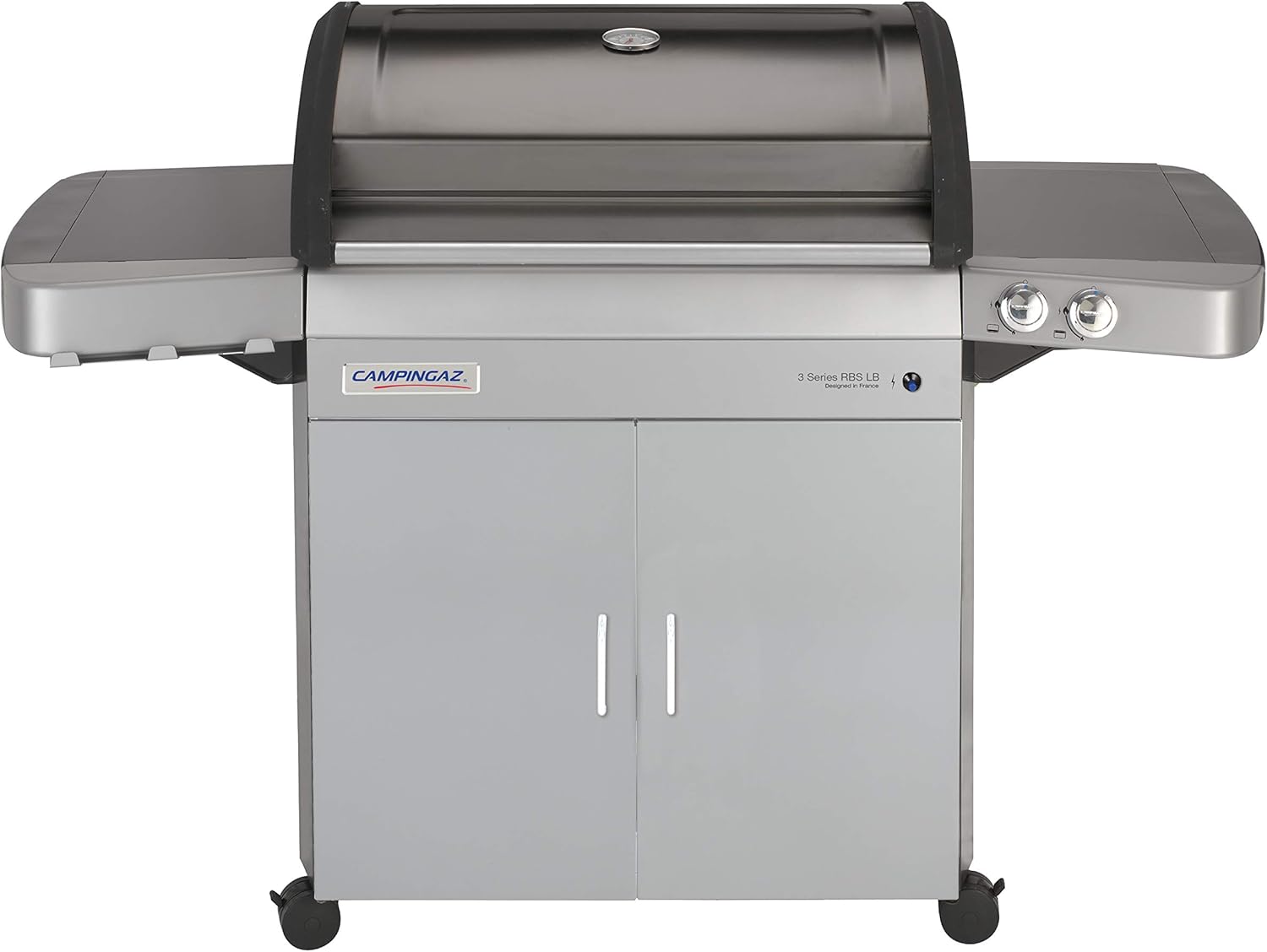 Campingaz Gasgrill 3 Series RBS LB mit Keramikbrennern, großer Grillwagen mit Deckel -Thermometer, InstaClean Reinigungssystem und Culinary Modular System
