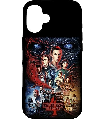 Amazon.com: Stranger Things HFC Pattern Case for iPhone 16 Pro