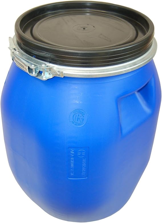 Blaues Fass Mit Deckel