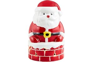 Mud Pie Light Up Santa Chimney; 4 1/2" x 2 3/4"
