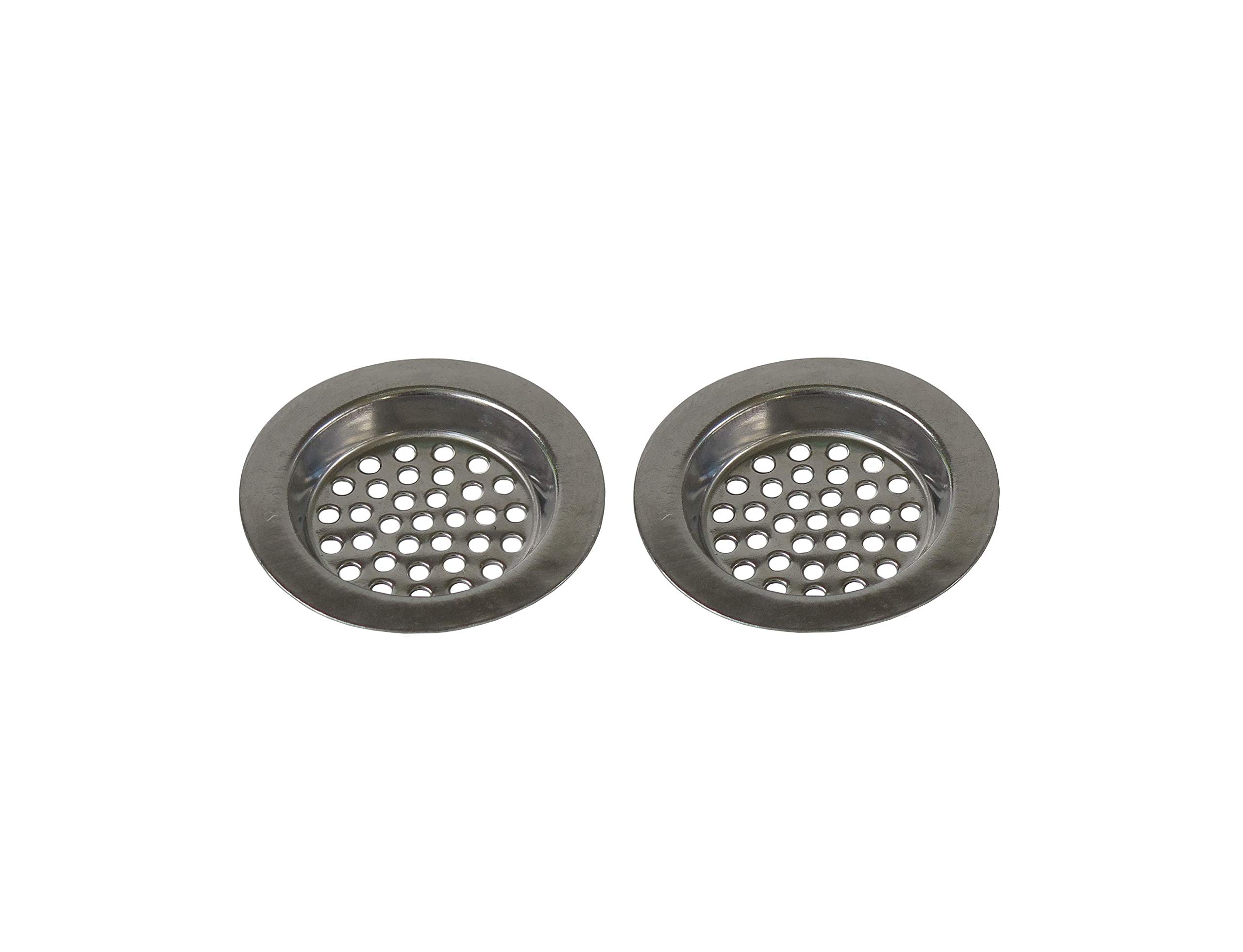 Tredoni 2pcs 5cm Stainless Steel Sink Mini Drain Strainer Cover, Bath/Shower Drain Filter for ~3.5-4cm Drain Opening (2 pcs Mini)