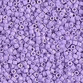 Miyuki Delica Seed Beads 11/0 Duracoat Opaque Columbine 7.2 Gram DB2138