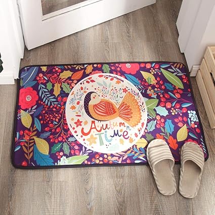 Warmwin Kleine Bodenmatte Modedruck Mikrofaser weich saugfähig