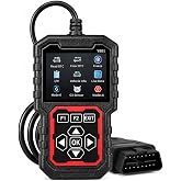 V601 OBD2 Diagnostic Scanner - Quickly Engine Check Light Code Reader, Voltage Tester, I/M Readiness, Reset, and Code Eraser, Suitable for All OBD II Protocol Car &amp; Truck Since 1996 Black