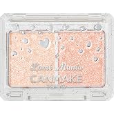 CANMAKE Lam&eacute; Mania - Eye Shadow Glitter Shiny Pearl 2 Colors - 0.13oz (3.7g) (01 Apricot Puree)