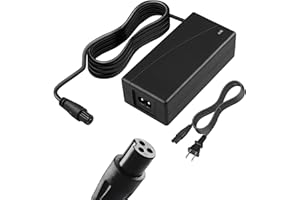 BXIZXD 42V Universal Scooter Charger 3-Prong for 36V Lithium Battery Compatible with Pocket Mod, Sports Mod, and Dirt Quad Power Supply