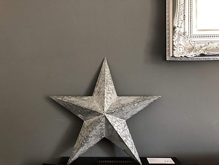 Beau Lilly Amish Style Barn Star 52 Cm Metal Rustic Amazon Co